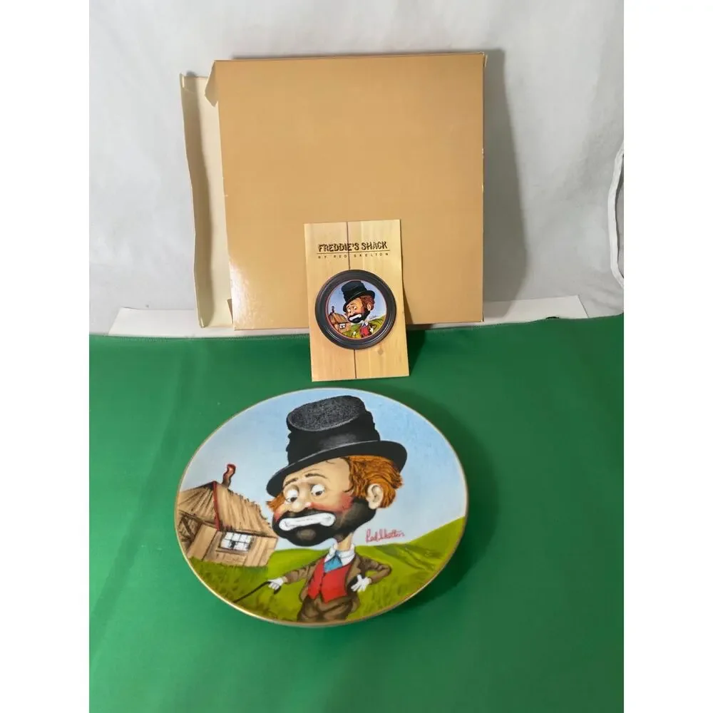 Red Skelton Freddie’s Shack Signed Limited Edition Porcelain Plate #6055